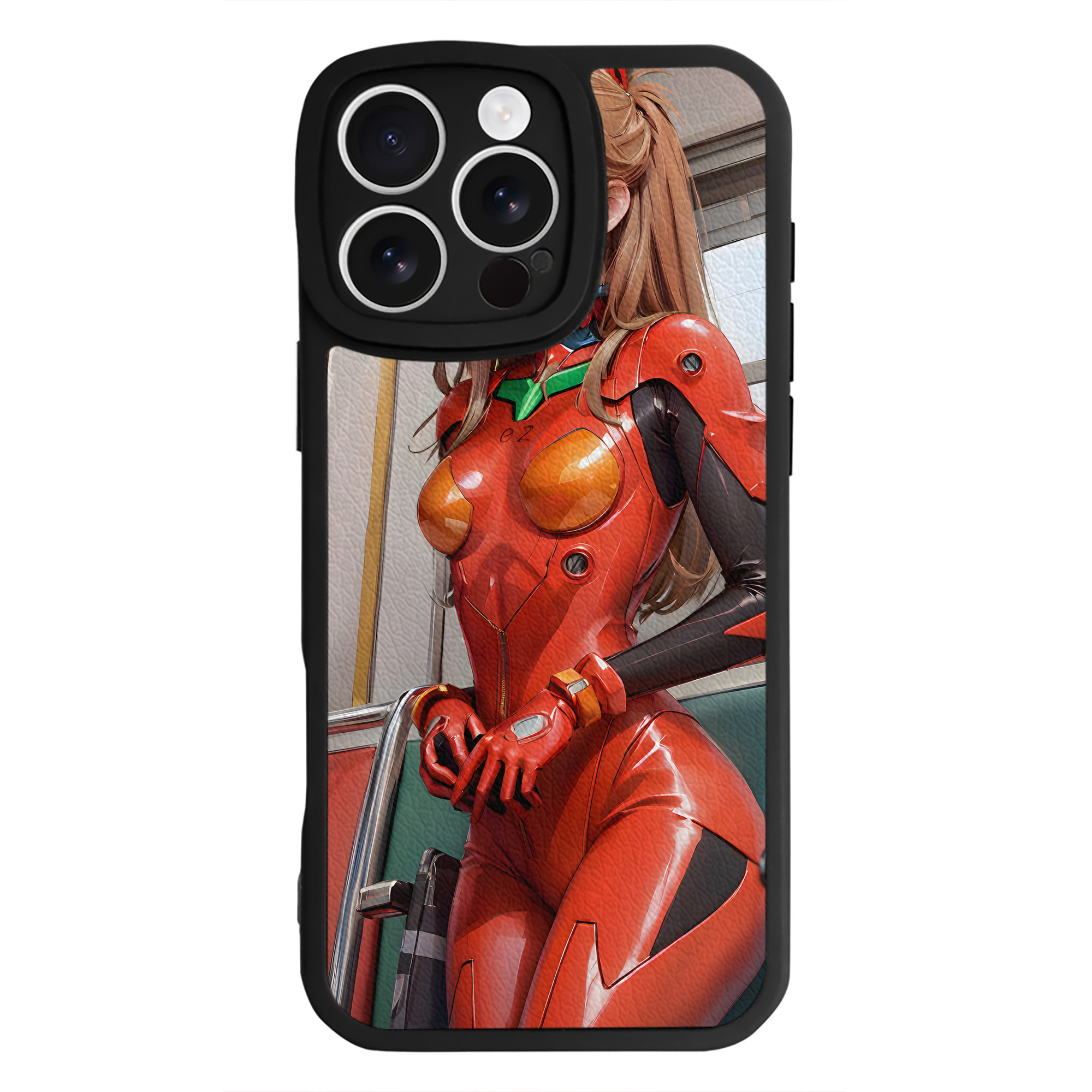 （画像用） EVA 新世紀エヴァンゲリオン 【iPhone 16シリーズ対応】シリコンスマホケース（レザー調） 材質：シリコン